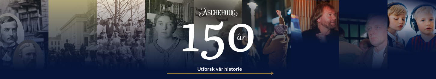 Klikk her for å lese mer om Aschehougs historie gjennom 150 år