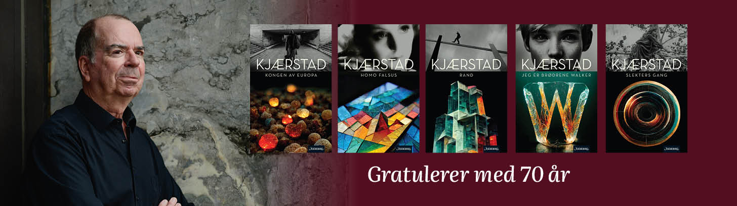 I forbindelse med Jan Kjærstads 70 årsjubileum gjenutgir vi fem av hans romaner.